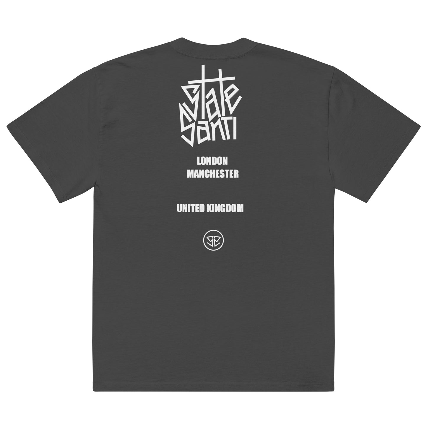 Oversized faded STATE SANTI t-shirt