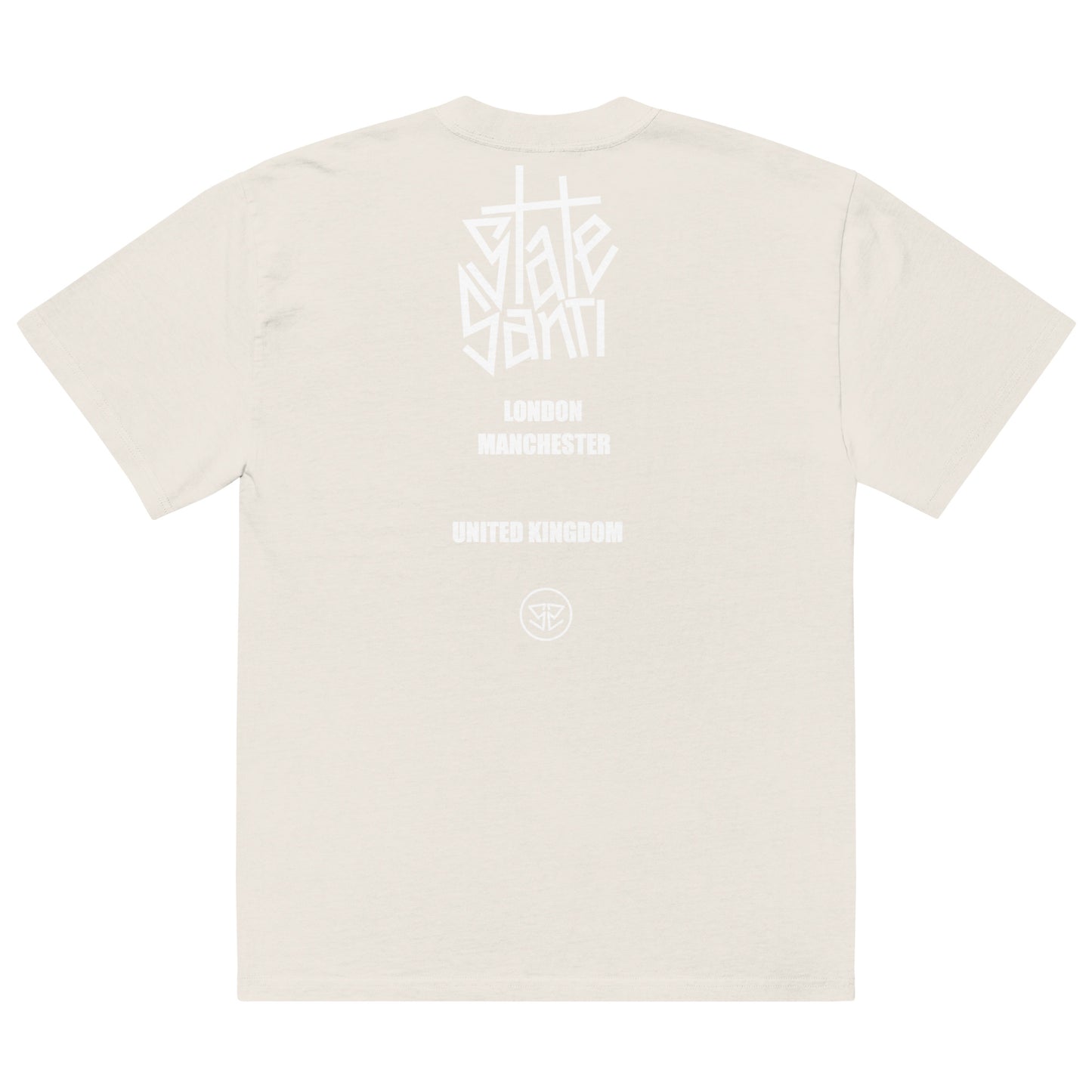 Oversized faded STATE SANTI t-shirt