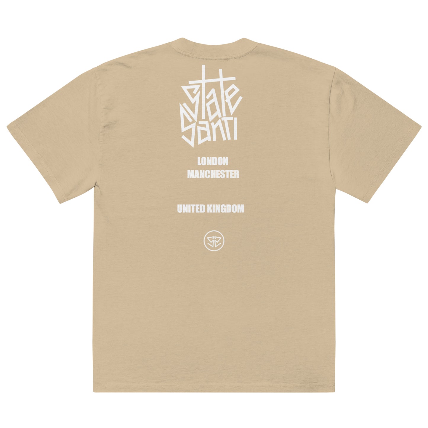 Oversized faded STATE SANTI t-shirt